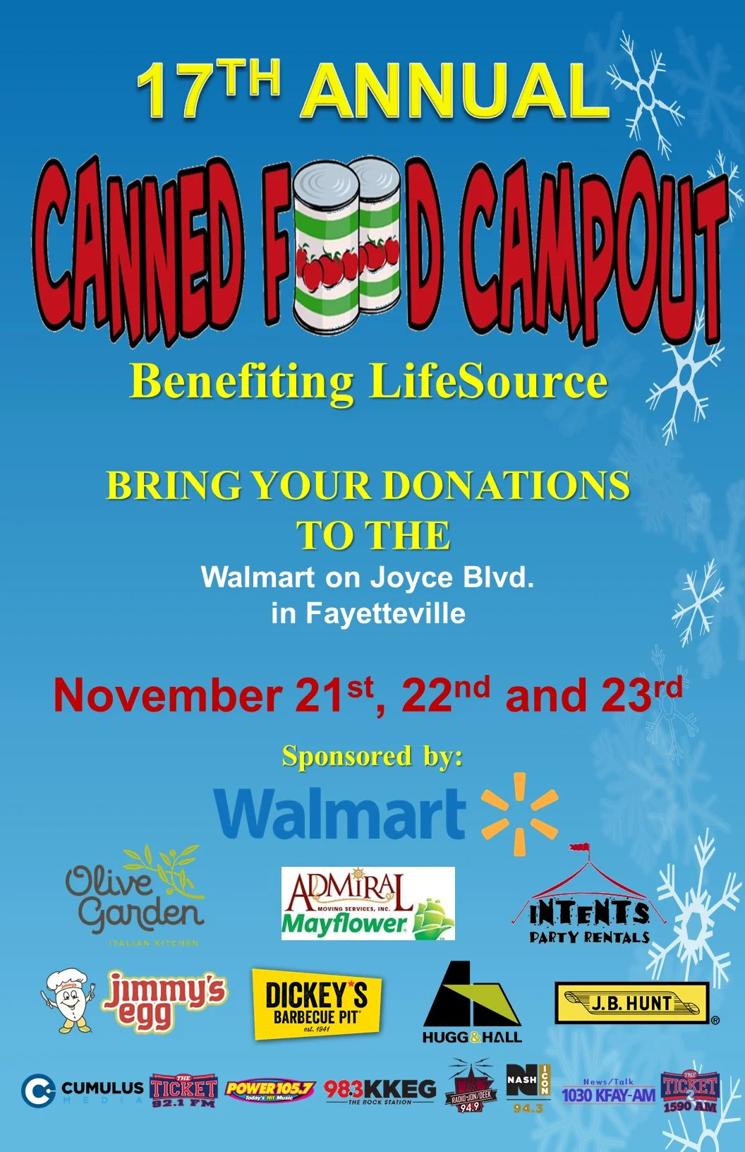 Canned Food Campout
