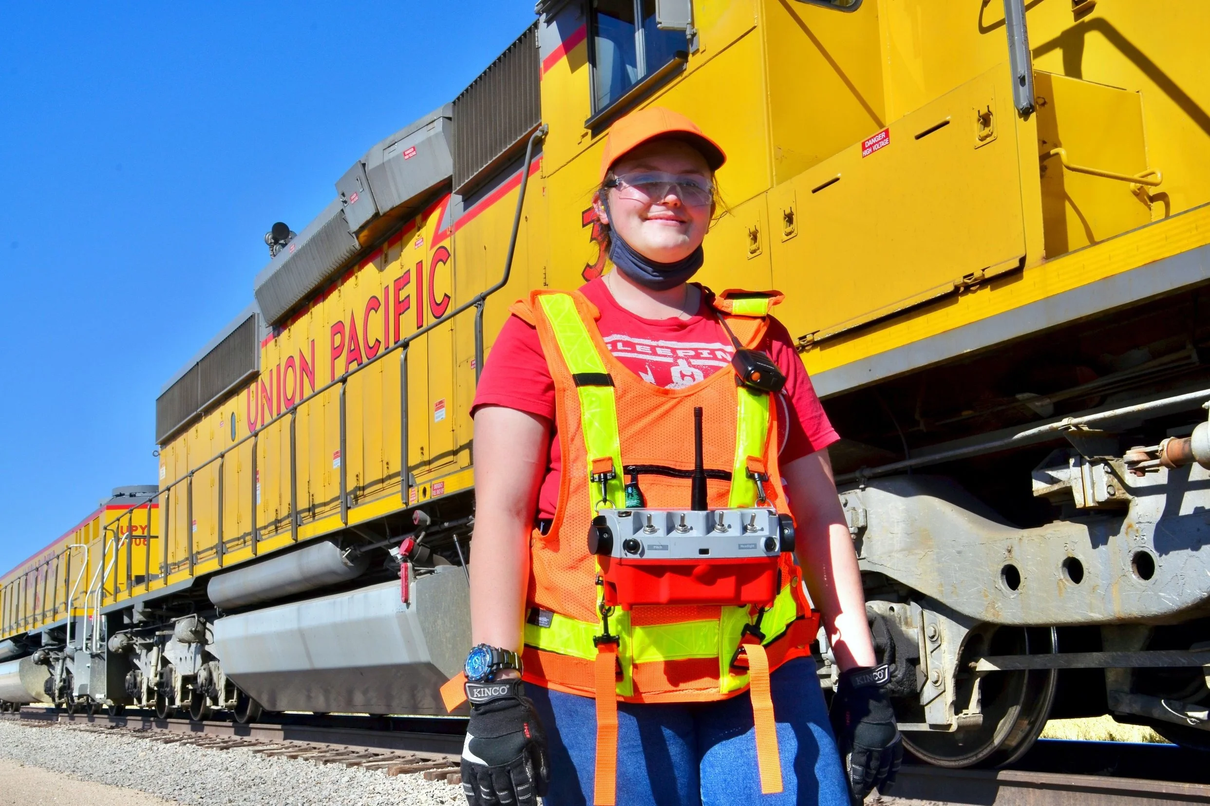 Jasmine Geib, Union Pacific's Newest Conductor