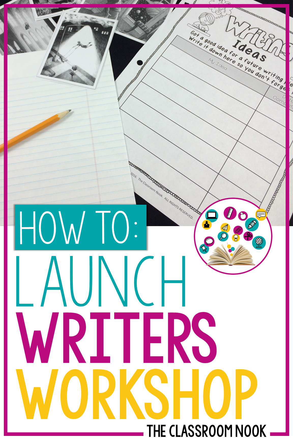 Not sure exactly how to get your writers workshop set up in your elementary classroom? This post walks you step-by-step on how to get started with implementing the workshop model with your students during your writing block. From what to teach in your writing mini-lessons to what to do during independent writing conferences and more! #writersworkshop #writing #backtoschool