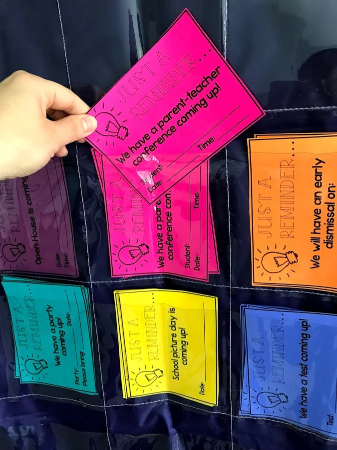 Prep some simple notes that you can send home to parents at a moments notice.