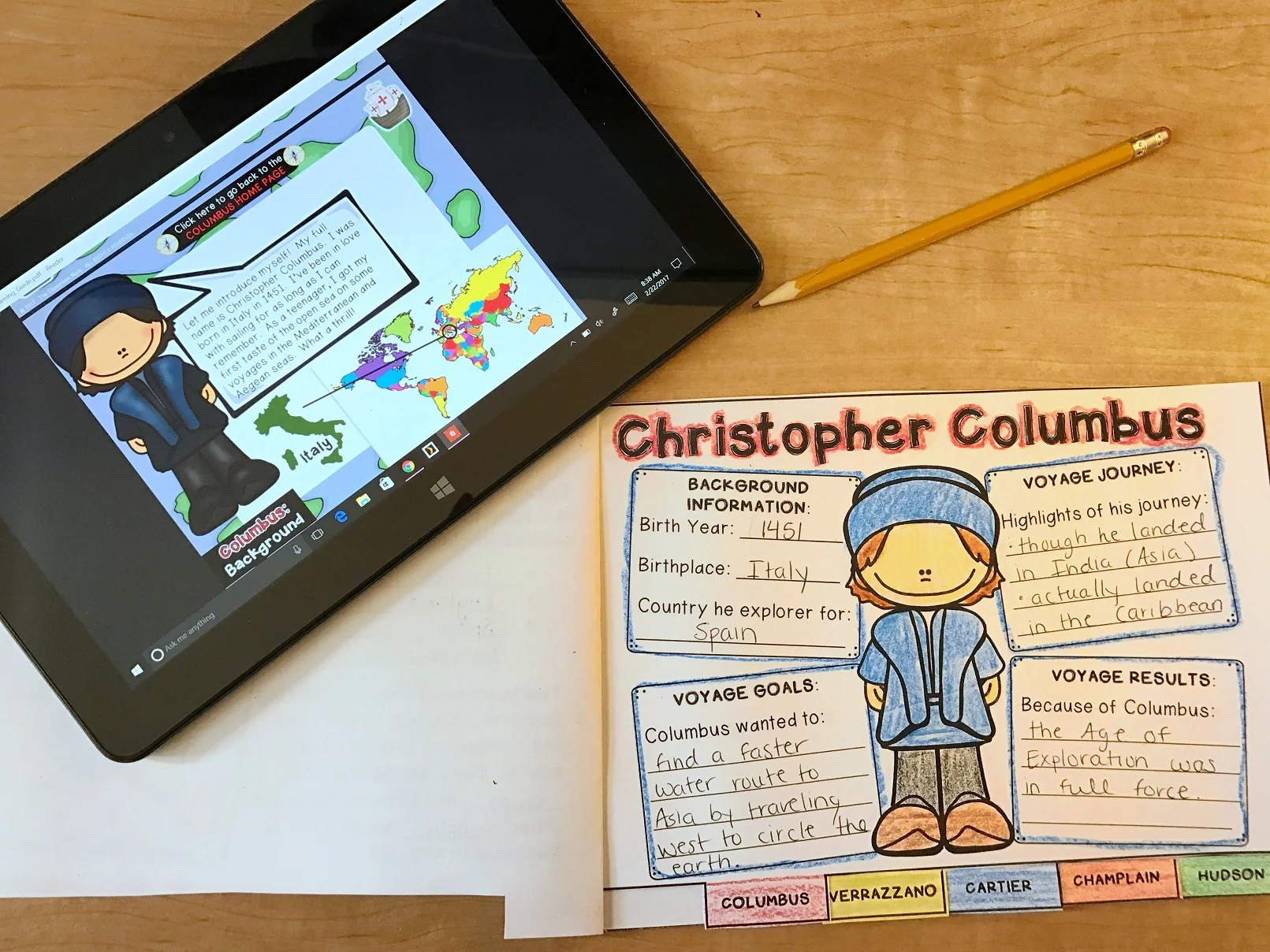 Link and Thinks can cover a variety of topics, such as the exploration journeys of early European explorers