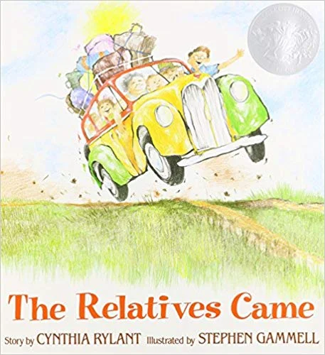 The Relatives Cam e(affiliate link) is a perfect model for introducing watermelon seed writing. In the story, the narrator recounts a time when her relatives came to visit. She then goes into great detail on what they did when the relatives came, how everyone acted, what they talked about...etc...This book shows students how to expand upon a simple moment in time to create an entire story from it.