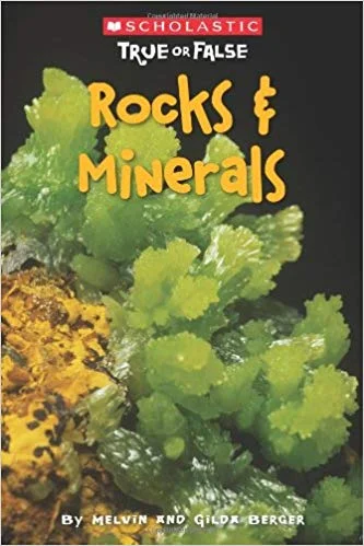 I love the layout and structure of this book! Throughout its pages, the book poses several statements about rocks and minerals that students guess to be true or false. Then the real answer is revealed along with an explanation and some awesome photos!