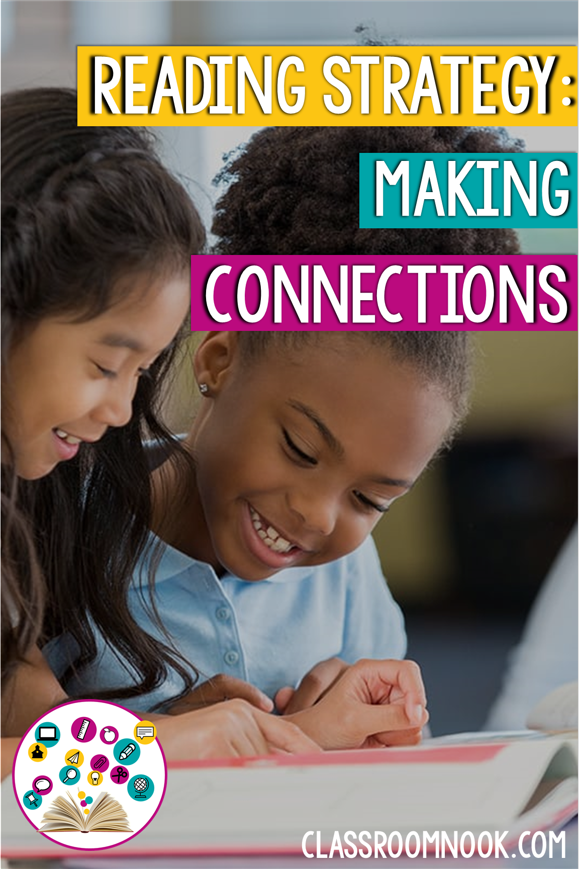 Read and connect. Students while interactive Learning.