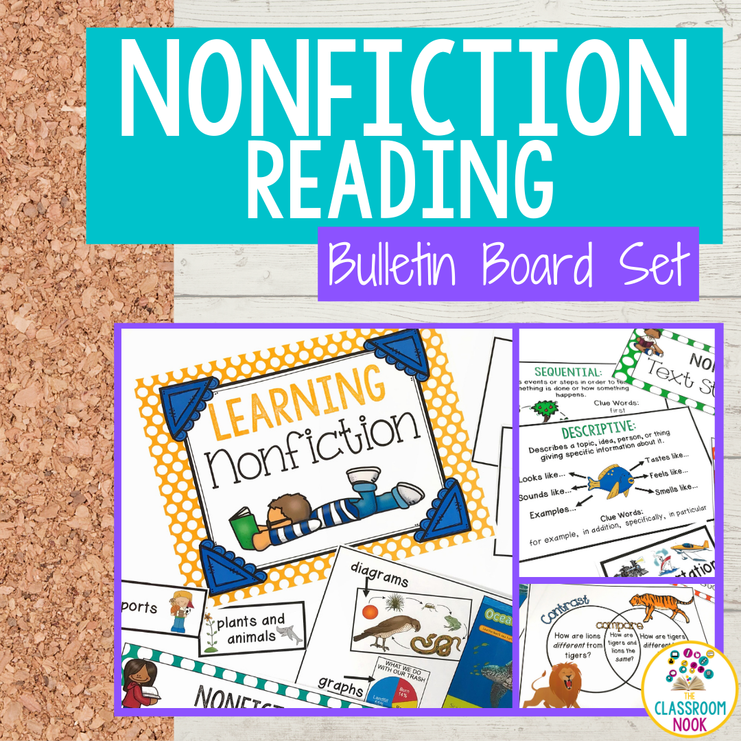 Teaching Nonfiction Reading: Bulletin Board Set (Copy)