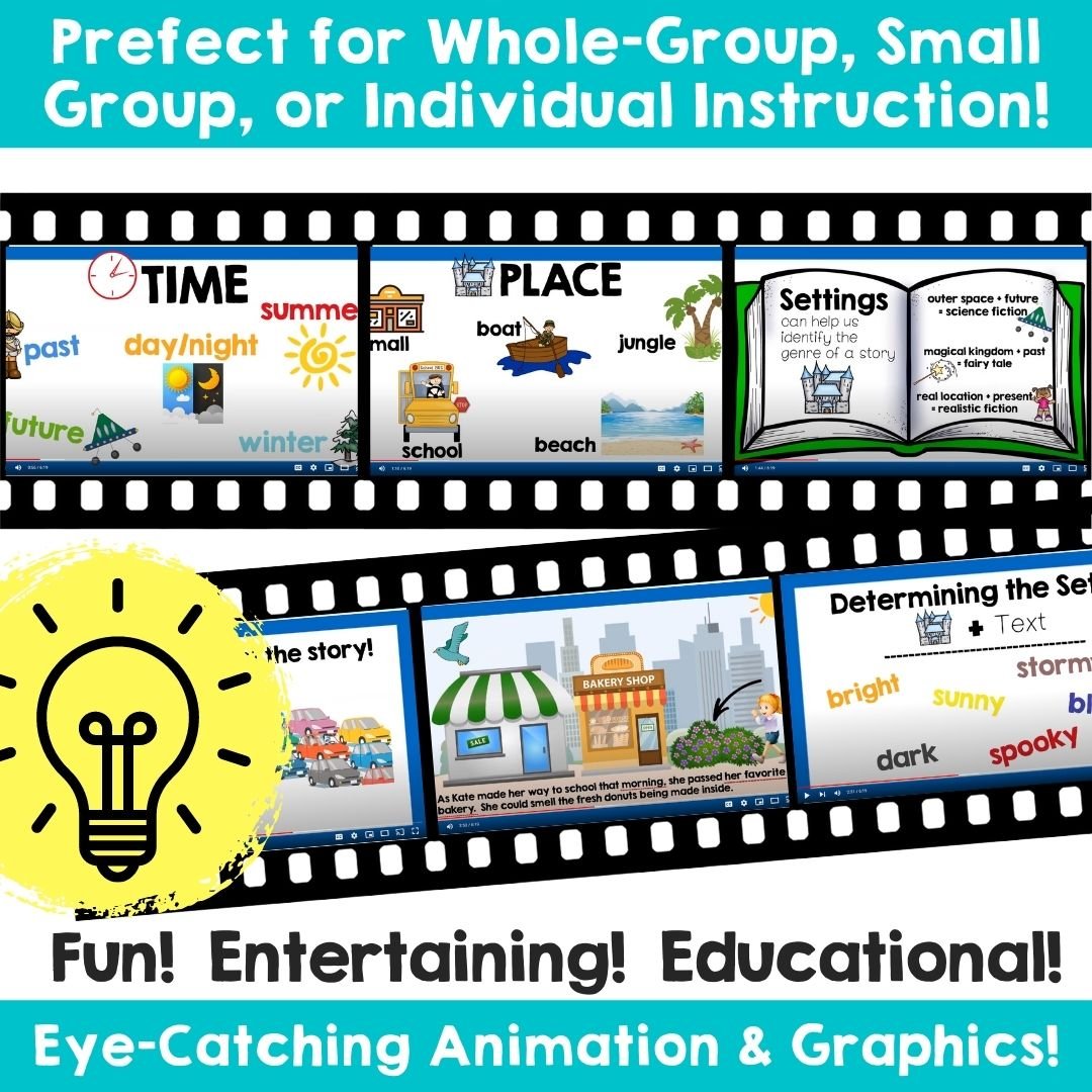 VIDEO: Setting of a Story in Fiction Texts (Reading Skills Instruction)