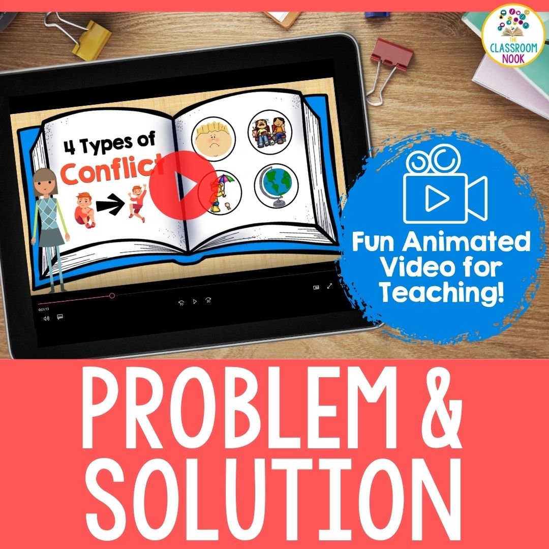 VIDEO: Problem (Conflict) & Solution in Fiction Texts (Reading Skills)
