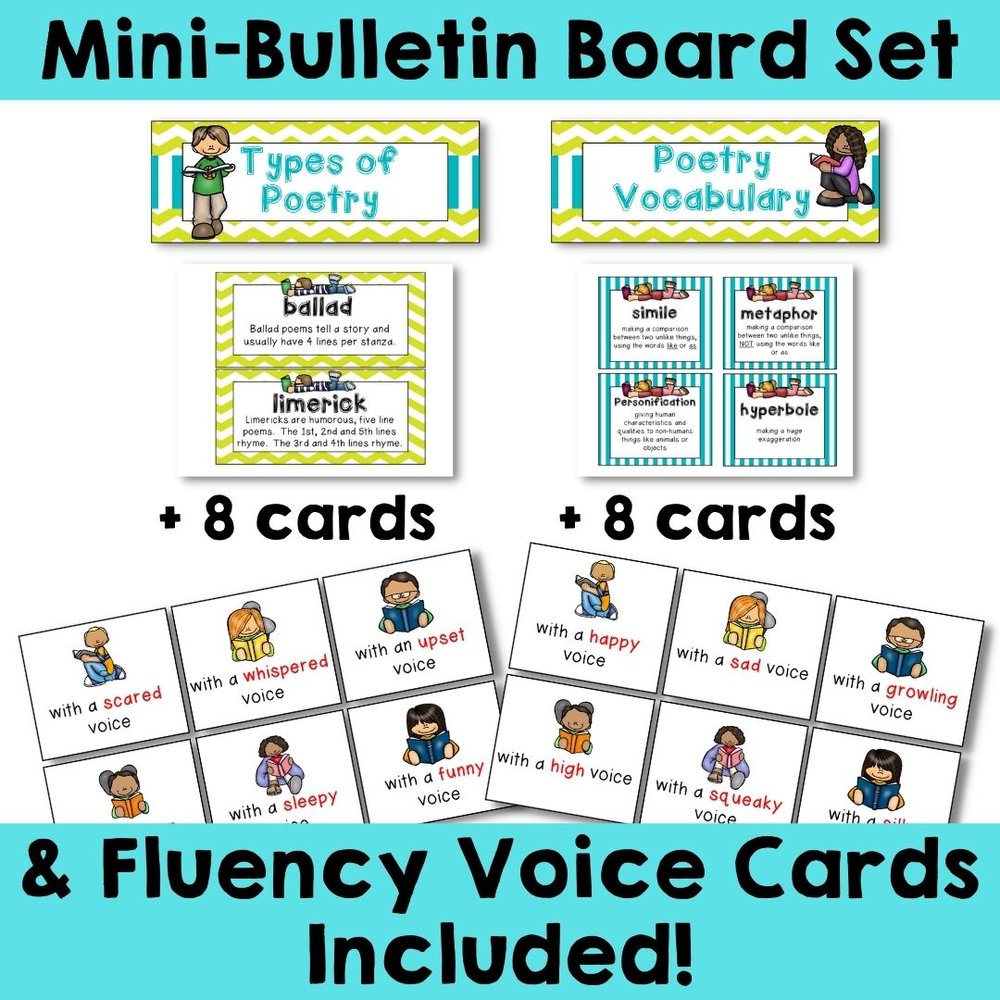 Poetry: Fluency & Expression, Poetry Centers, Writing Poetry & MORE! — THE  CLASSROOM NOOK