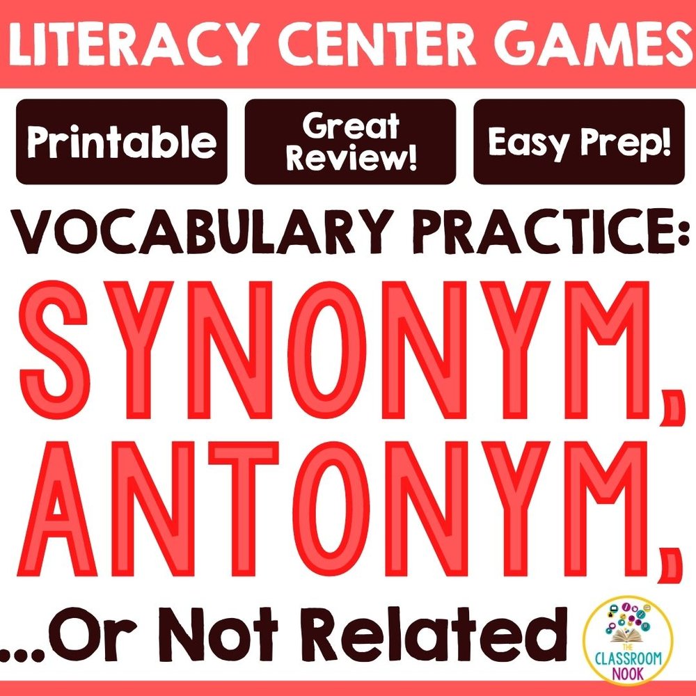 Synonyms and Antonyms