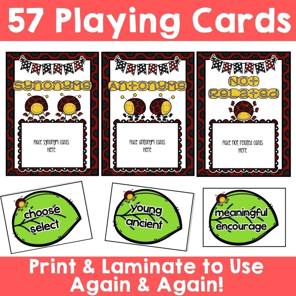 Synonym Activity - Printable Puzzle Center