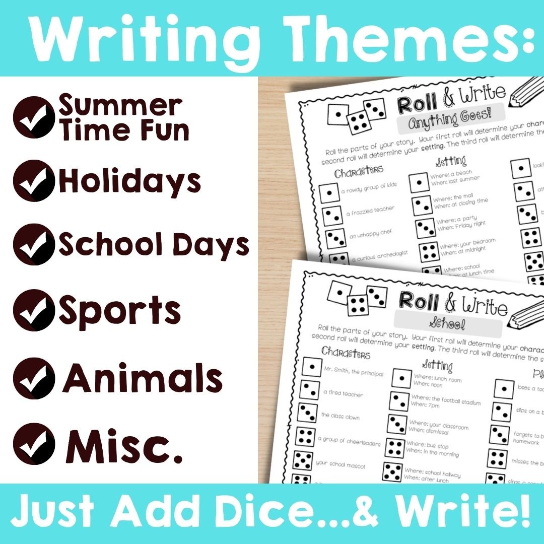 Roll & Write: Fun & Creative Writing Prompts