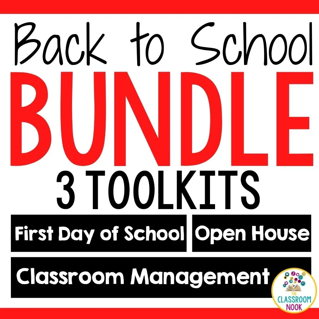 Open House & Meet the Teacher Kit- Parent Handbook, Photo Booth, Forms ...