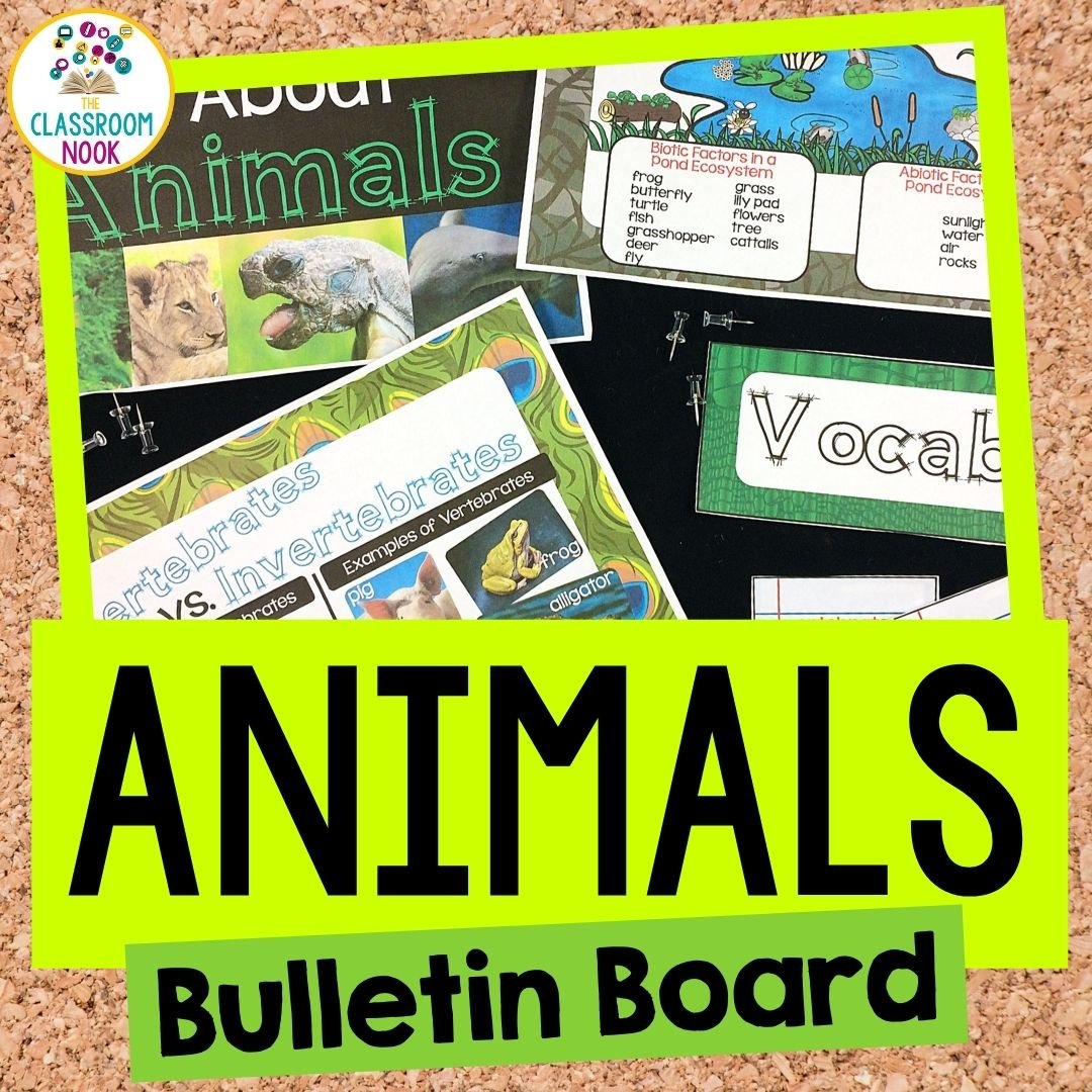 Animals &amp; Ecosystems Bulletin Board Set (Copy)