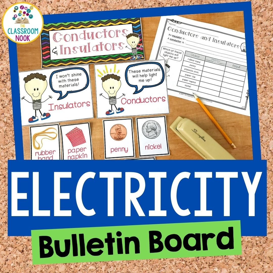 Electricity Mini Unit Bulletin Board Set (+ Student Activities) (Copy)