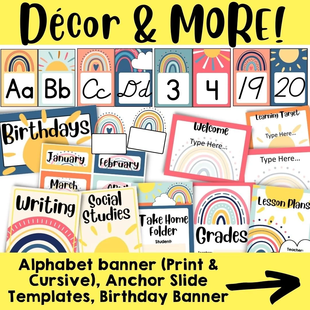 Cactus Theme: Classroom Décor Bundle for Back to School — THE CLASSROOM ...