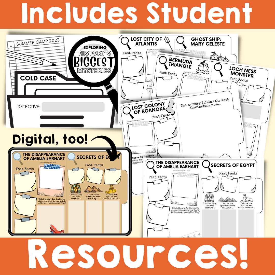 LINKtivity Learning Virtual Summer Camp: History's Mysteries