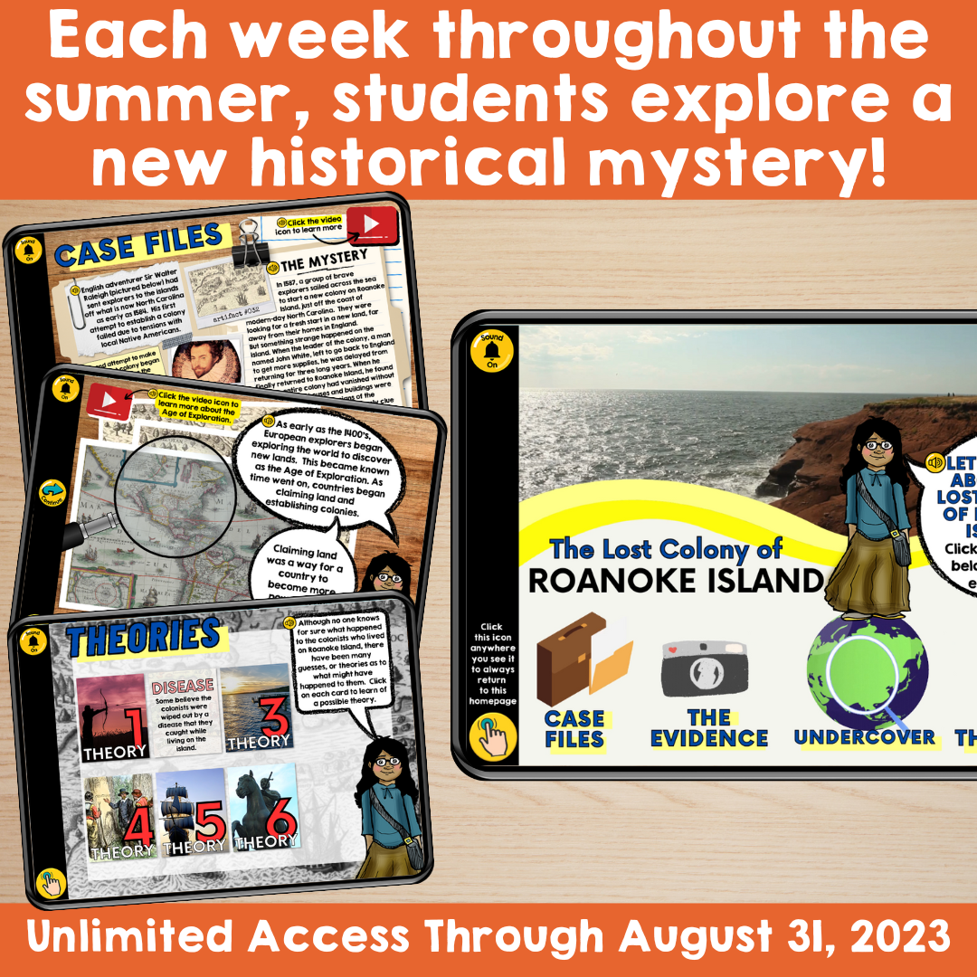 LINKtivity Learning Virtual Summer Camp: History's Mysteries