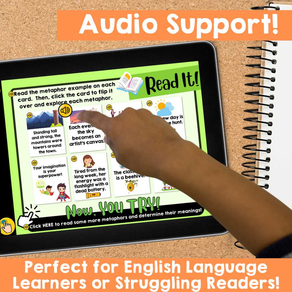 Figurative Language for Kids! Teaching Alliteration (LINKtivity Digital ...