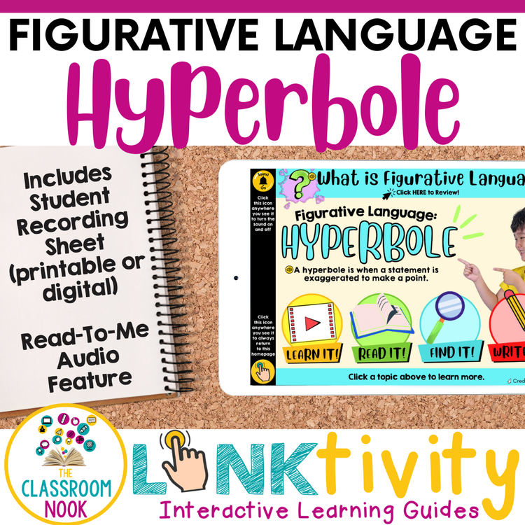 Figurative Language for Kids! Teaching Alliteration (LINKtivity Digital ...