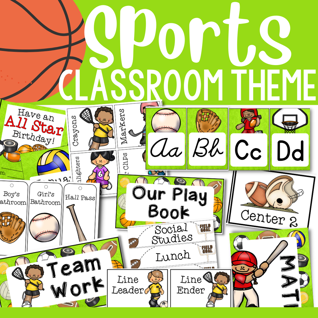 Sports Classroom Theme