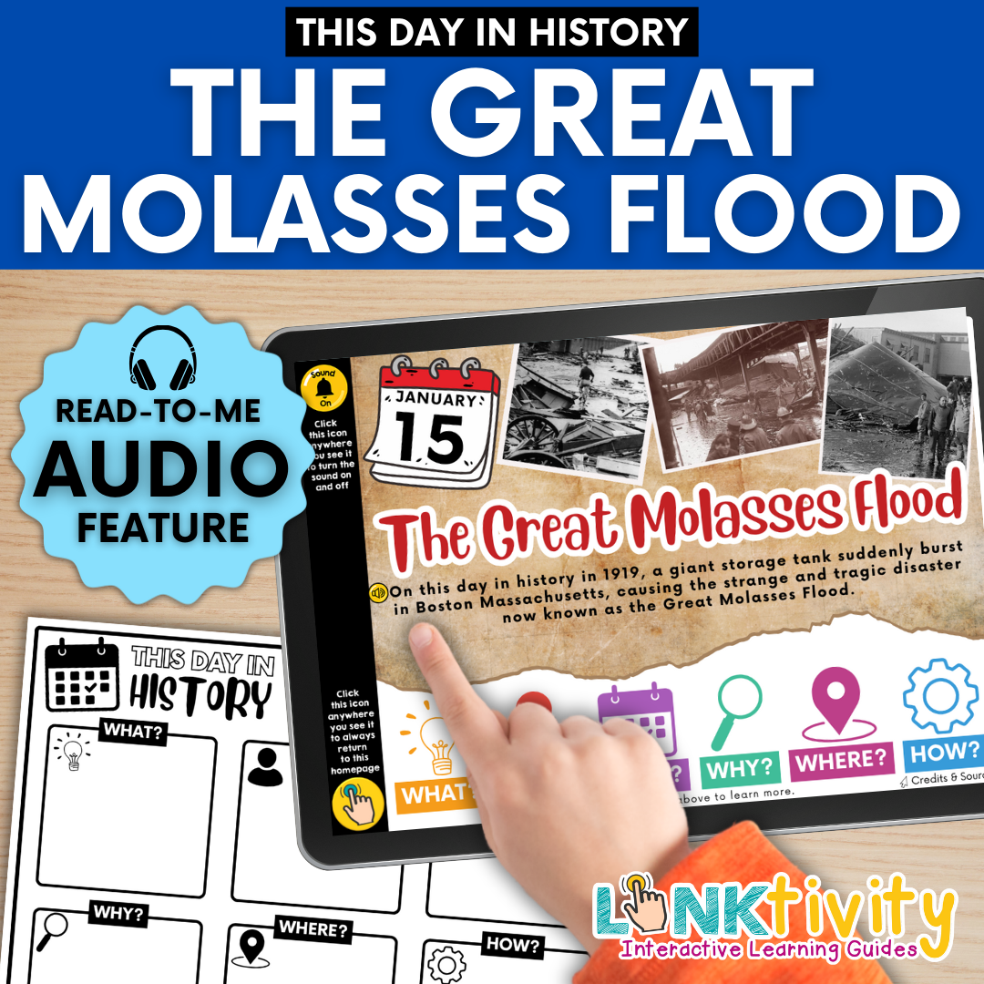 THIS DAY IN HISTORY LINKtivity®: January 15, 1919 - The Great Molasses Flood