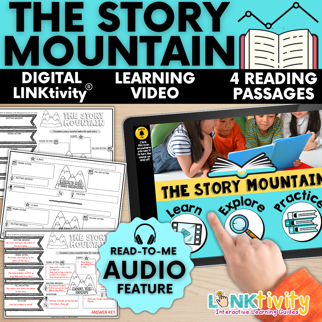 The Story Mountain LINKtivity® (Fiction Story Structure for Plot)