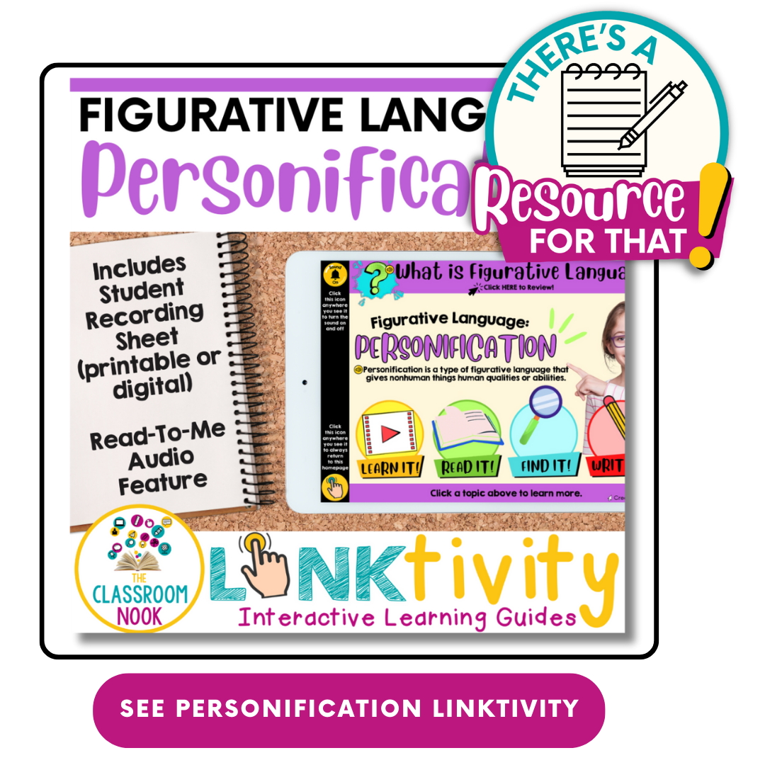 Exploring Figurative Language: Fun Strategies to Teach Personification ...