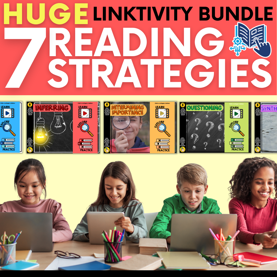 BUNDLE: 7 Reading Strategy LINKtivities® | 30% OFF!