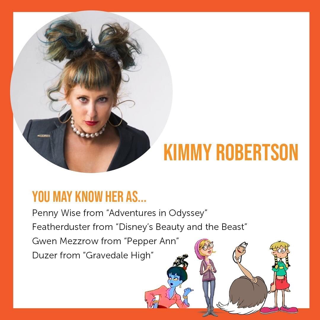 A last-minute add to our industry guest lineup, but what an add it is: KIMMY ROBERTSON. We can't wait to welcome this prolific voice over artist to Sonic-Con next week! She'll be a part of Katie Leigh's masterclass and the Fort Blanket Revue on Sunda