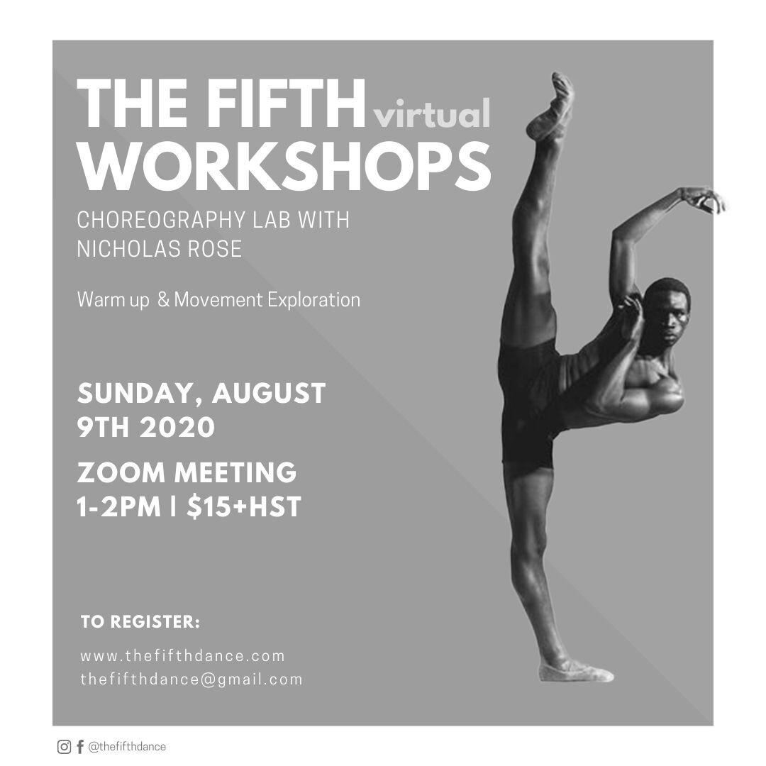 Virtual | Choreo Lab with Nicholas