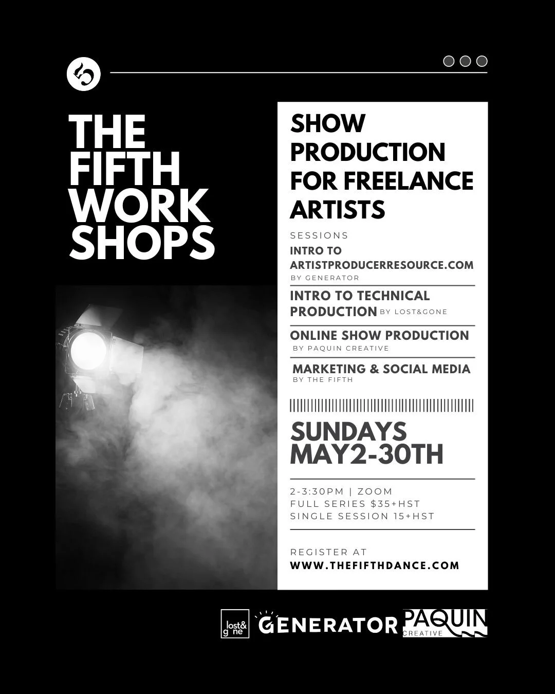 Virtual | Show Production for Freelance Artists