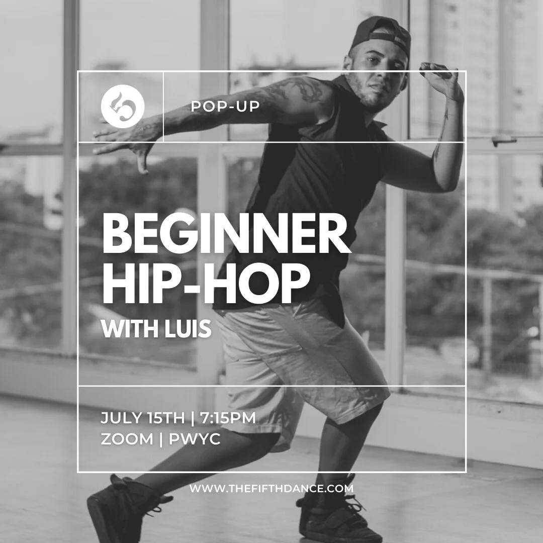 Virtual | PWYC Beginner Hip Hop with Luis 