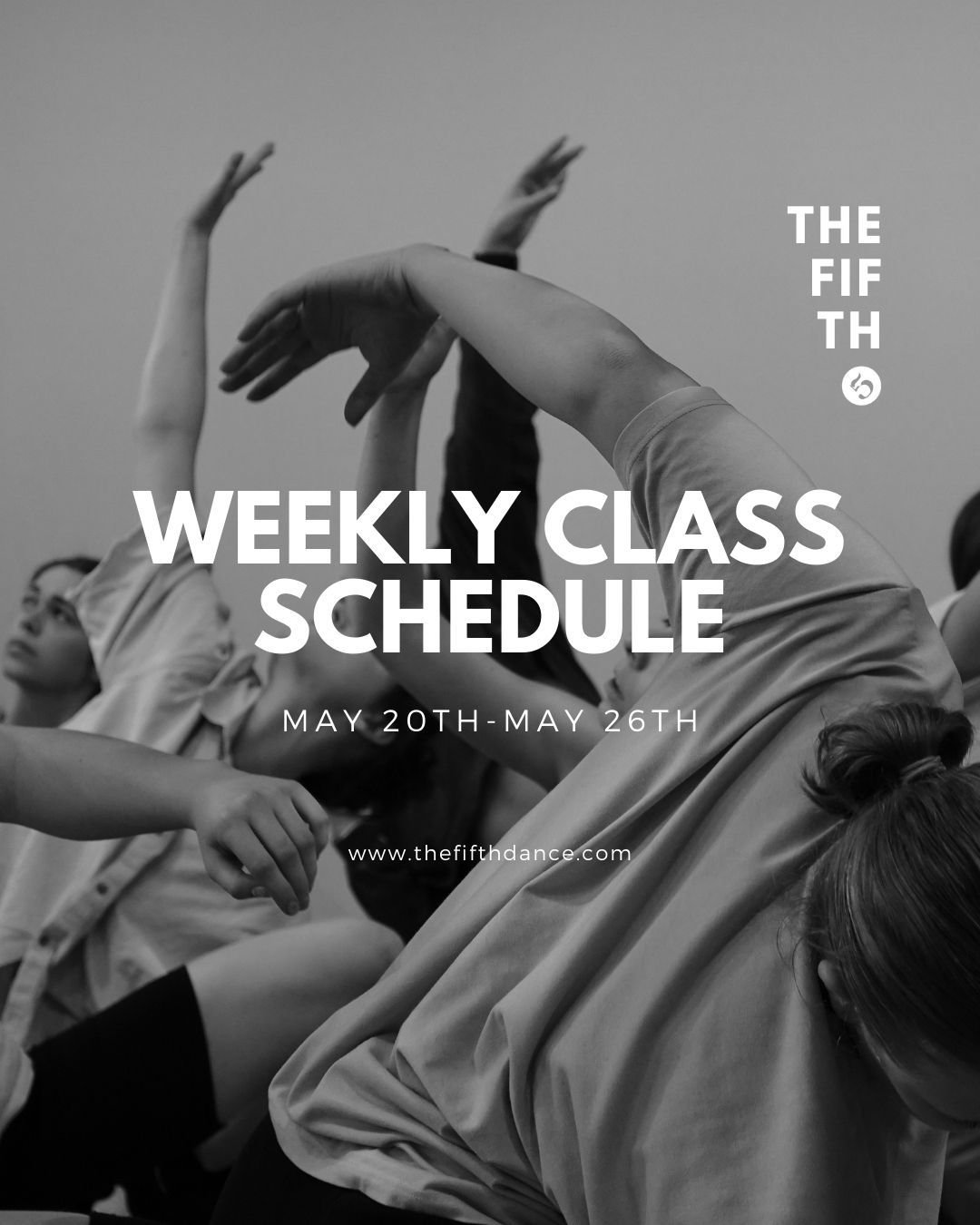 Weekly Schedule 🐠🐠

ᴍᴏɴᴅᴀʏ⁠ 
10:30PM - Int/Adv Contemp with Darryl @dc_tracy
12:15PM - Int/Adv Ballet with Eric (sub for J&auml;rvi)
4:00PM - Beg Ballet with Bri⁠ @brianna_clarkee
5:15PM - Beg Pointe with Bri⁠ @brianna_clarkee

ᴛᴜᴇꜱᴅᴀʏ⁠ 
10:30AM - 