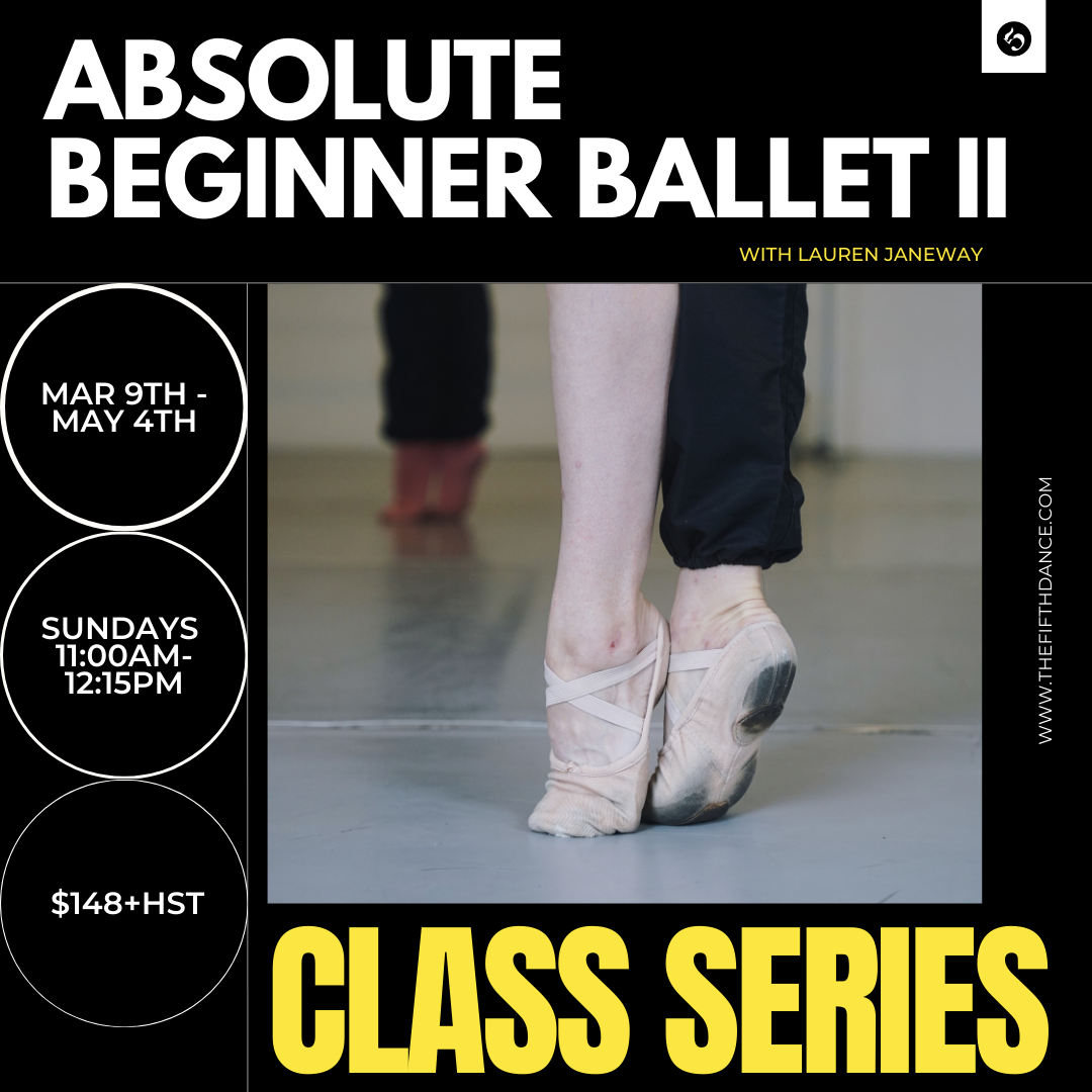 In-Studio | Absolute Beginner Ballet Series II with Lauren Janeway 