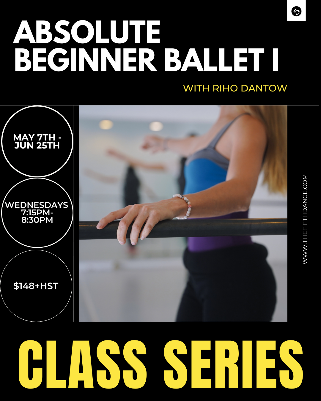 In-Studio | Absolute Beginner Ballet Series I with Riho Dantow