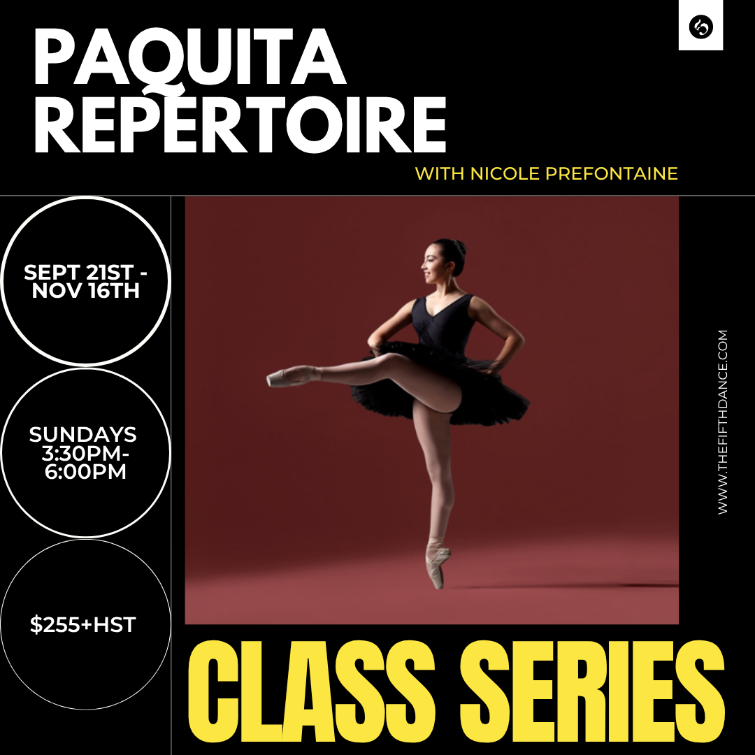 In Studio | Paquita Class Series with Nicole Prefontaine