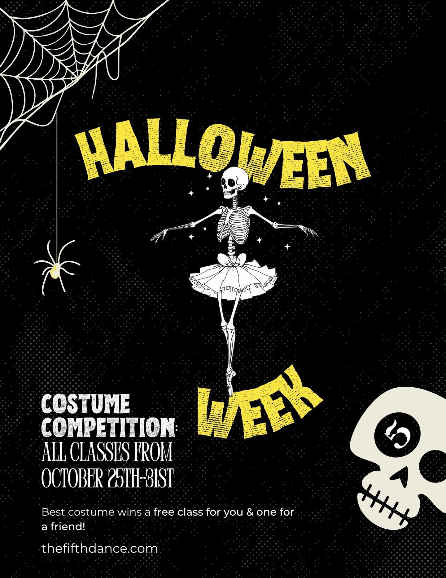 Spooky season is upon us🦇🕷️👻🫣

Show your spirit this Halloween October 25th-31st with our Costume Contest!
🤠🧙🧚🏼🧟🐝👽🧞&zwj;♀️🧛🦄🦹

Best costume wins a free class for you &amp; a friend! Votes will be cast on Instagram the night of Hallowee