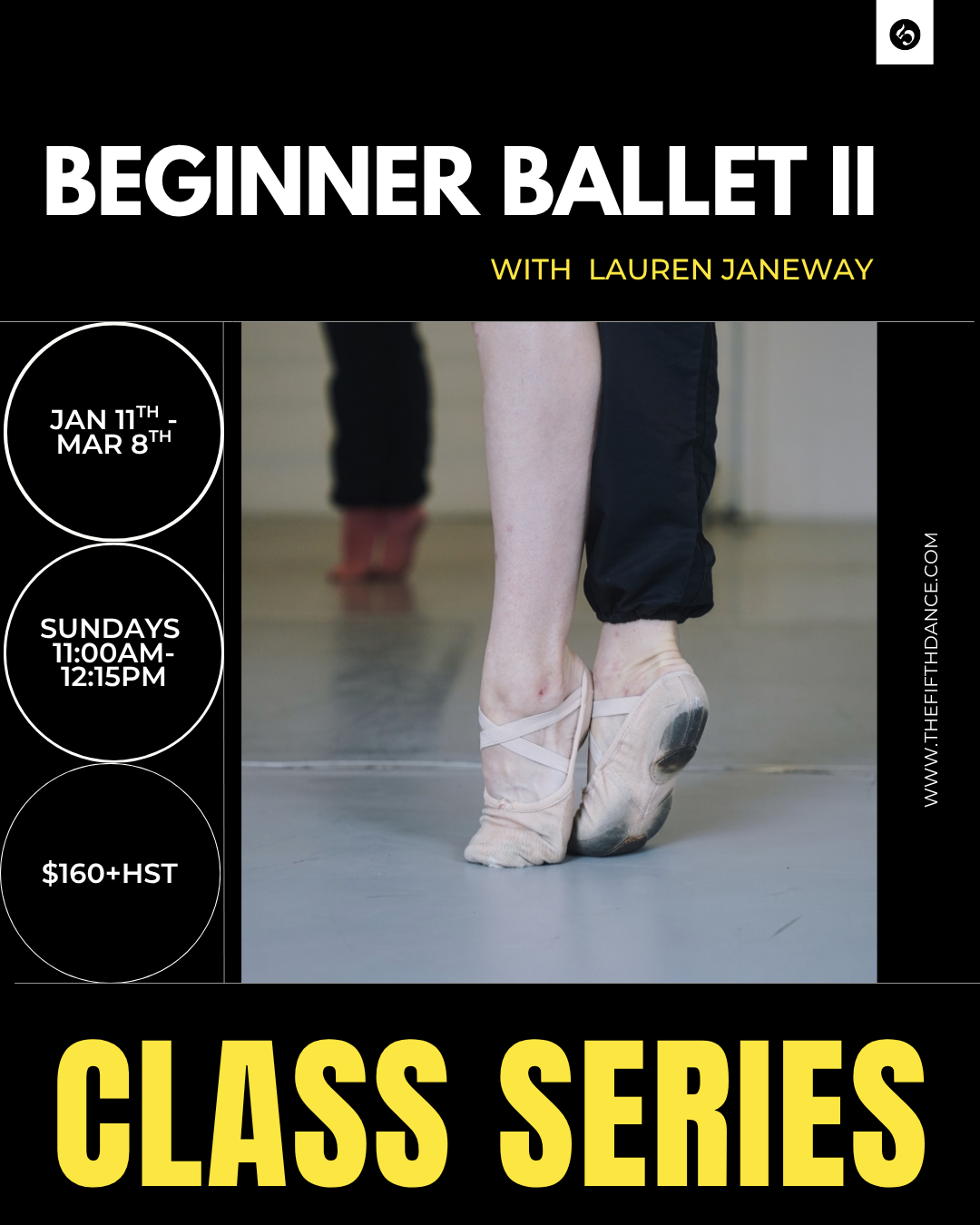 In-Studio | Beginner Ballet Series I with Lauren Janeway