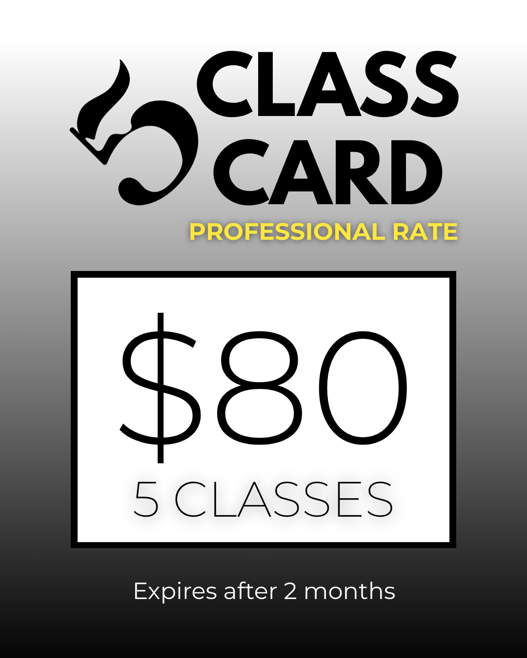  Professional Rates are reserved for professional dancers, post-secondary students enrolled in a dance program and ACTRA members. 