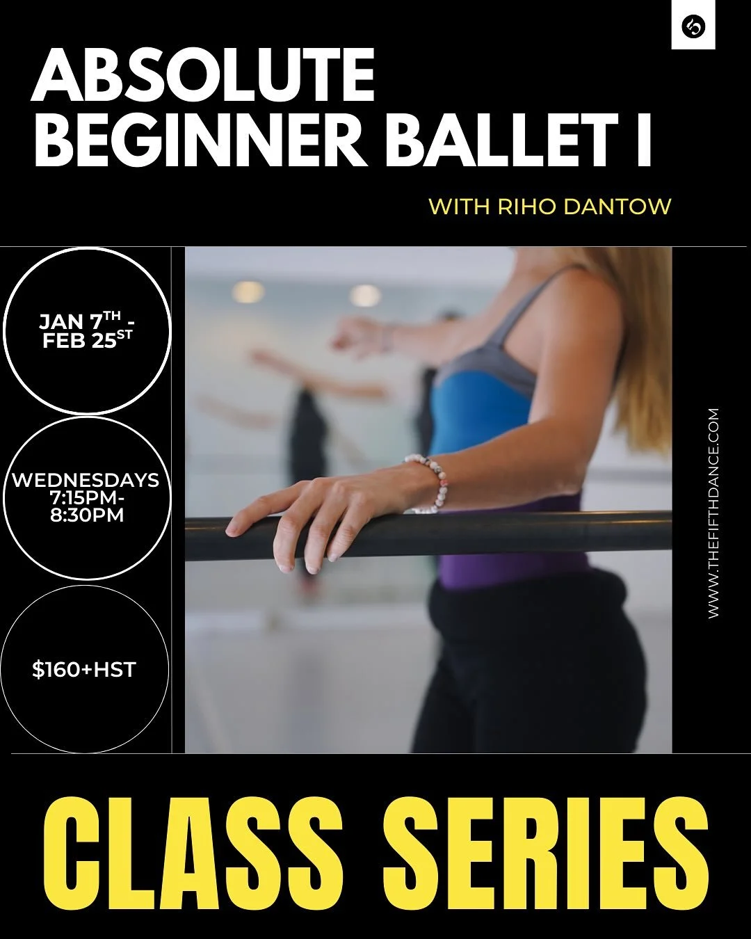 WINTER CLASS SERIES ❄️⛄️ 
 
Start the new year by committing to your dance practice with a NEW Winter Class Series! Choose an 8- or 16-week course and dance your way through the January blues&mdash;build consistency, break a sweat, and find joy and c