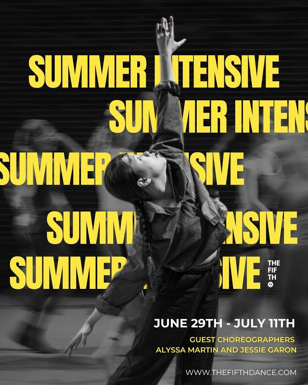 SUMMER INTENSIVE 2026
☼☀☼☀☼☀☼☀☼☀☼☀☼☀☼☀

Over two weeks we&rsquo;ll be hosting 10 pop-up workshops from acclaimed artists in the city and 2 creation processes led by Dora award-winning artists Jessie Garon and Alyssa Martin. At the end of each week, t