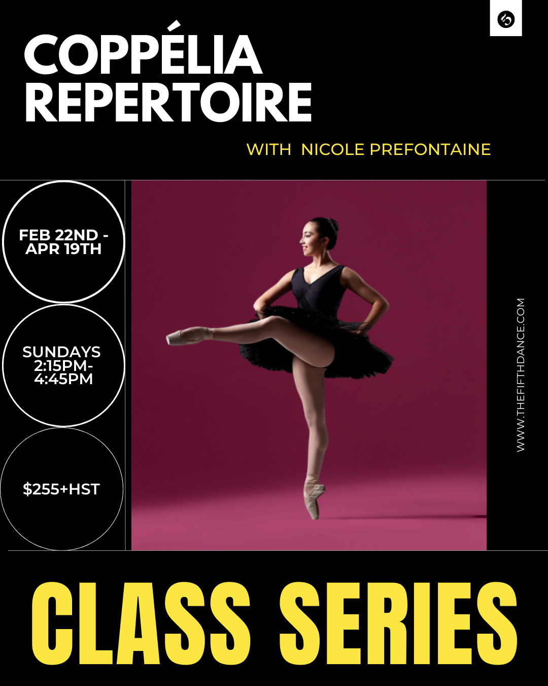 In Studio | Coppélia Class Series with Nicole Prefontaine