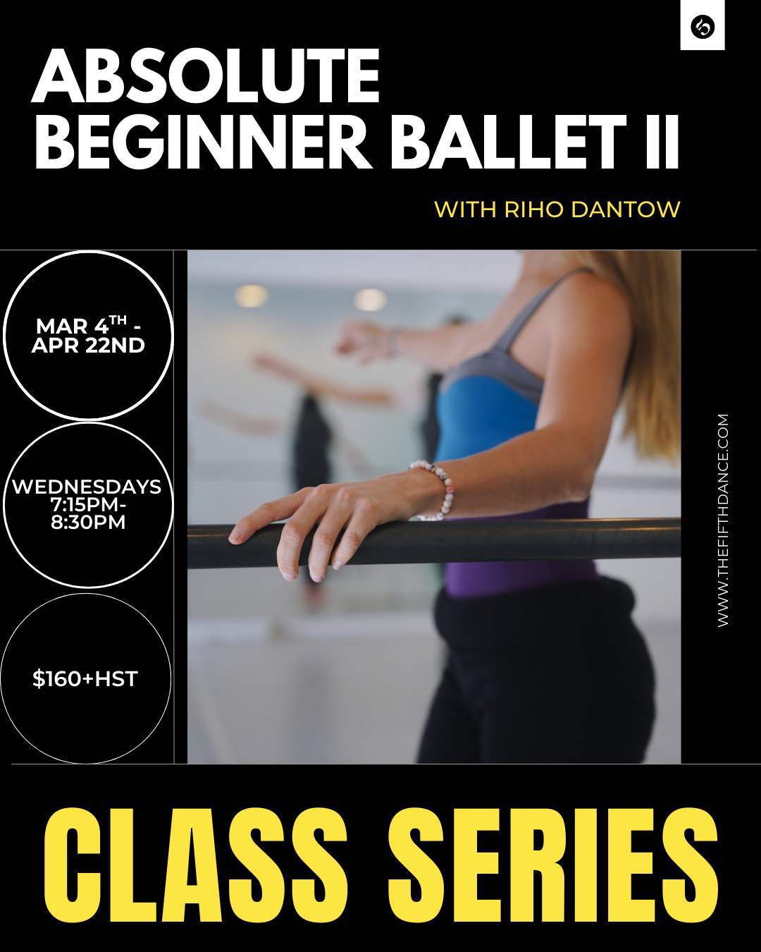 In Studio | Absolute Beginner Ballet Series II with Riho Dantow