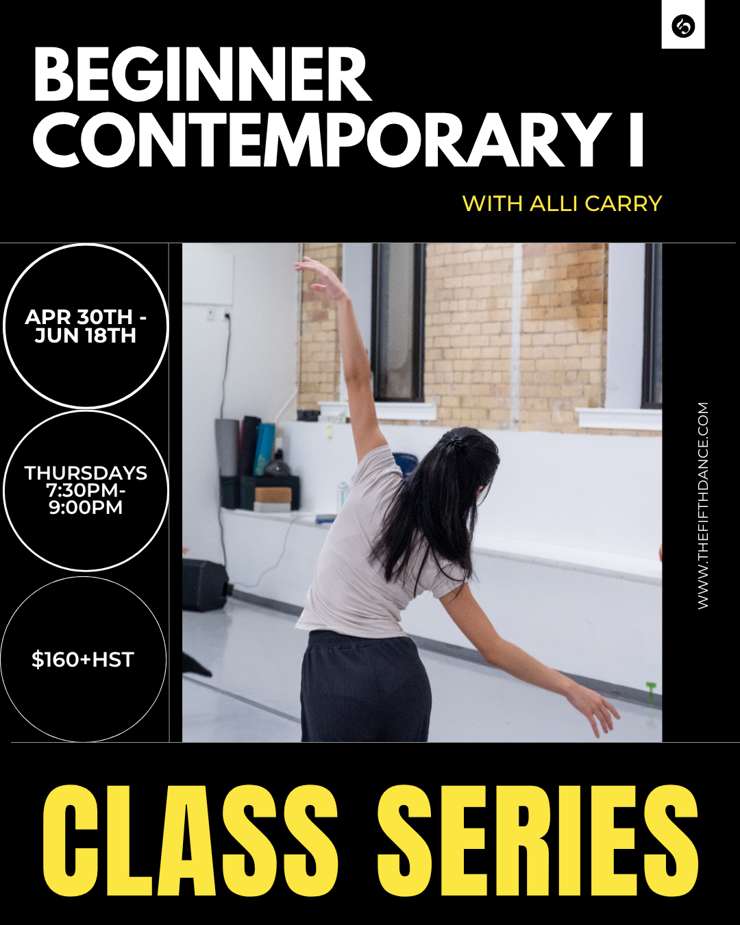 In Studio | Beginner Contemporary Series I with Alli Carry 