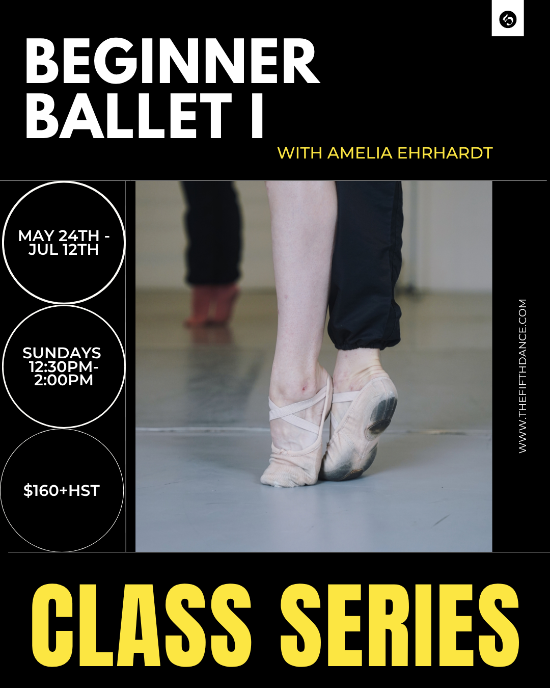 In-Studio | Beginner Ballet Series I with Amelia Ehrhardt
