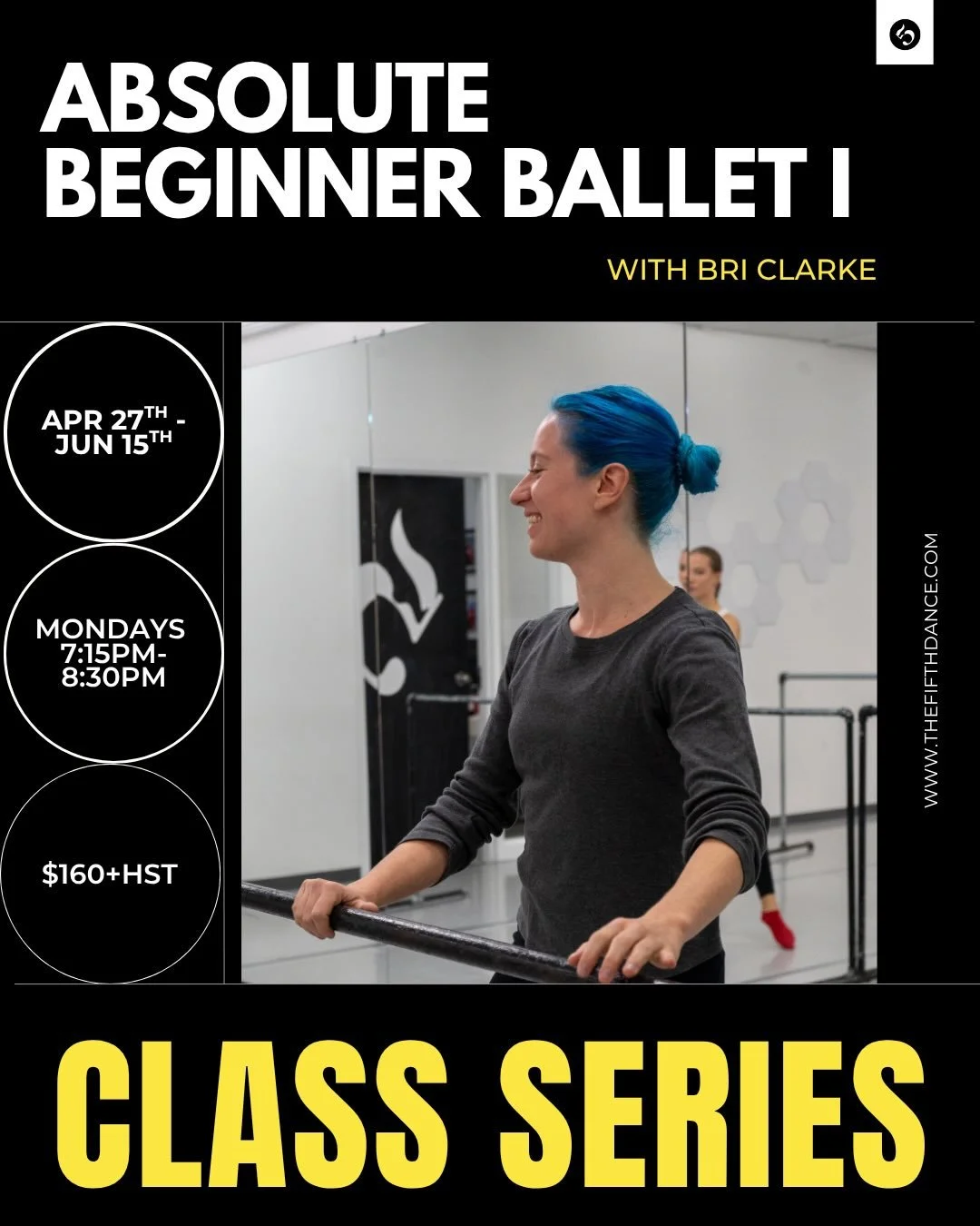 Spring is here!? Maybe?
🌷🌷🌷

But what IS here are our Spring Class Series! We have some brand new series with new teachers for you to check out 🐣

🎀AB BALLET I 🎀
Mondays with Bri Clarke 
@brianna_clarkee
7:15PM-8:30PM
APR 27TH - JUN 15TH

🫳🏻B
