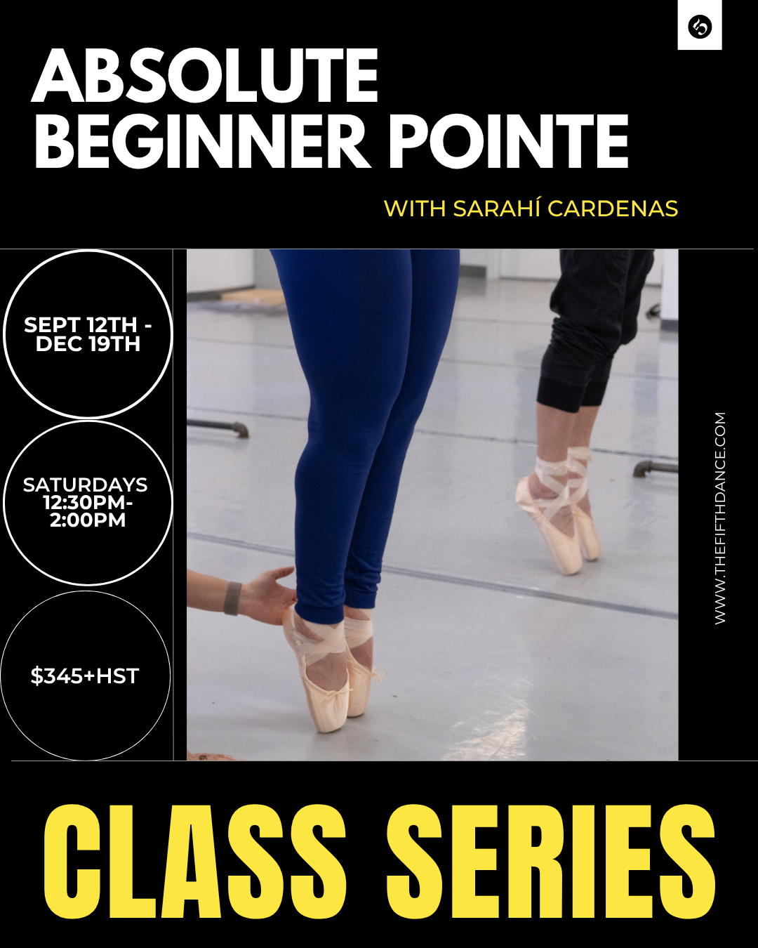 In-Studio | Absolute Beginner Pointe Series with Sarahí Cardenas