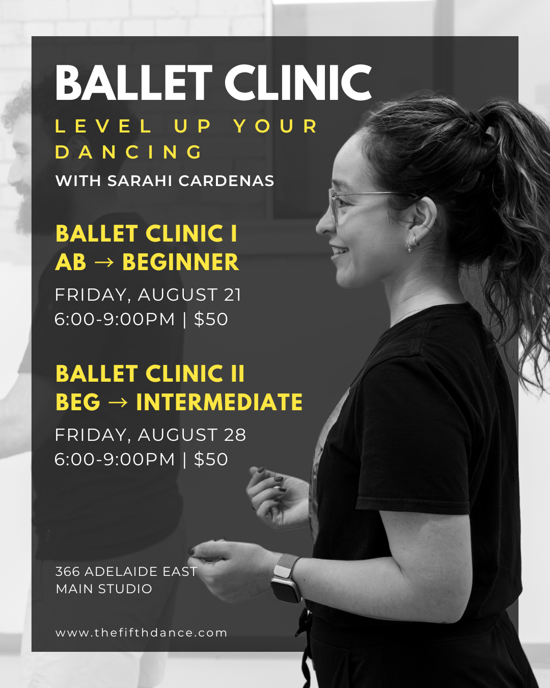 In-Studio | Ballet Clinic with Sarahí Cardenas 