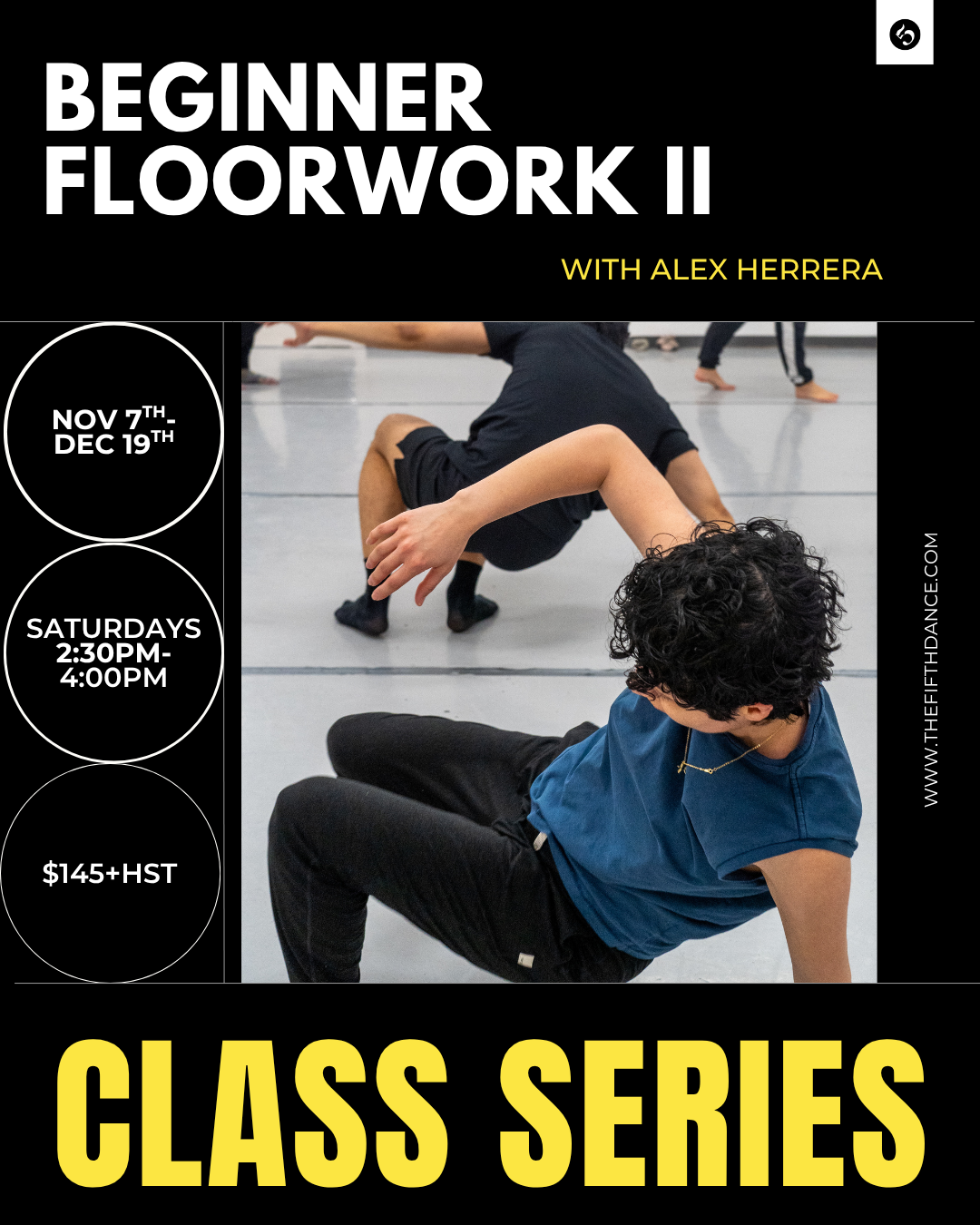 In Studio | Beginner Contemporary Floorwork Series II with Alexander Herrera