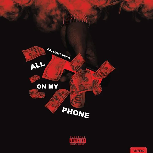 @balloutpeso1 ‼️
All On My Phone 📱🎒
Out Now Link In His Bio 🎬
#TuneIn #New #2019 #Art